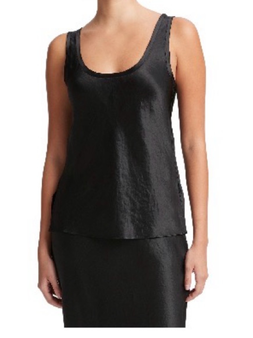 Vince - raw edge satin tank - Women
